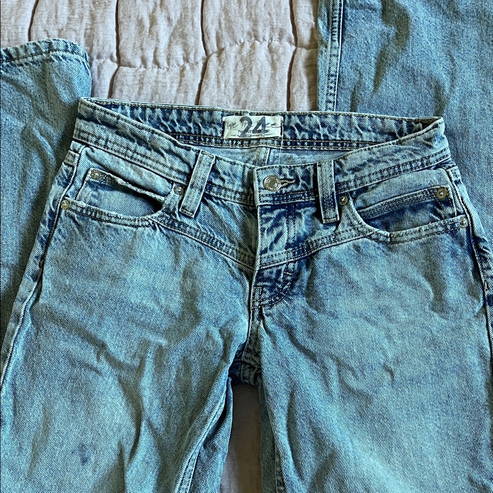 we the free low rise straight jeans